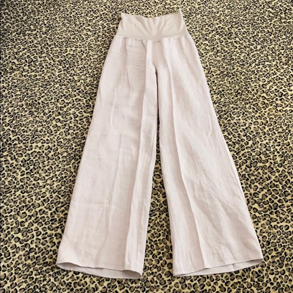 Flowy linen pants